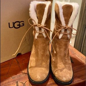 UGG “JERENE” Shearling Boots